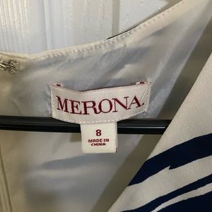 Beautiful Blue & White Stripped Dress. Brand New with tags.